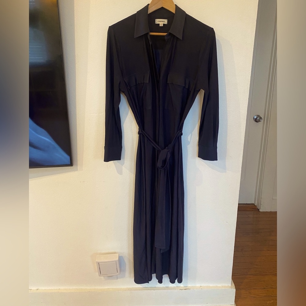 L’Agence button down shirt dress